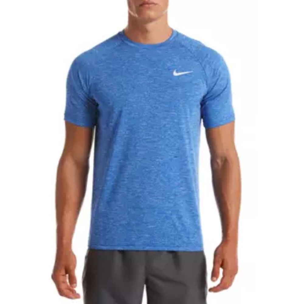NIKE Heather Short Sleeve Hydroguard Swim T-Shirt NWT‎ Size M